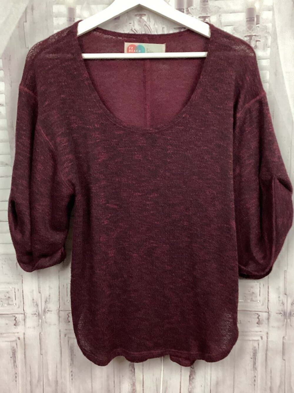 Free People Beach Top Plumb S